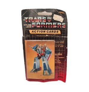 Transformers G1 1985 Trading Cards Sealed Pack Collectable